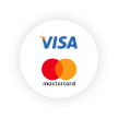 Visa and Mastercard logo